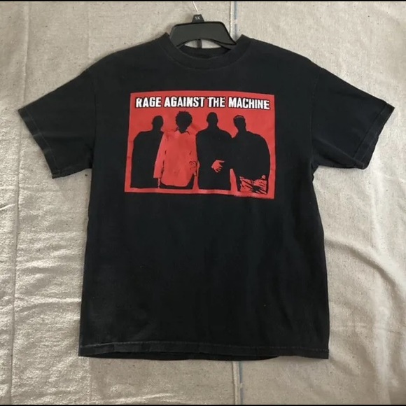 True Vintage 90s Rage Against The Machine band t-shirt Men’s M Tennessee Rivers - Picture 5 of 5